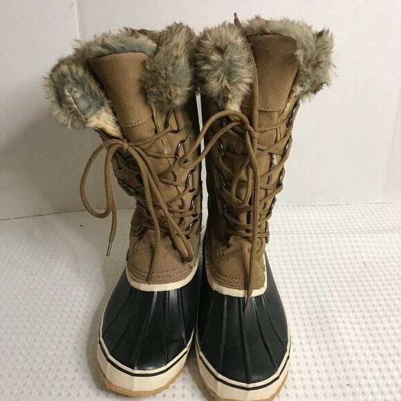 NORTHSIDE BOOTS WOMEN SUEDE WATERPROOF SIZE 9 - Picture 1 of 8